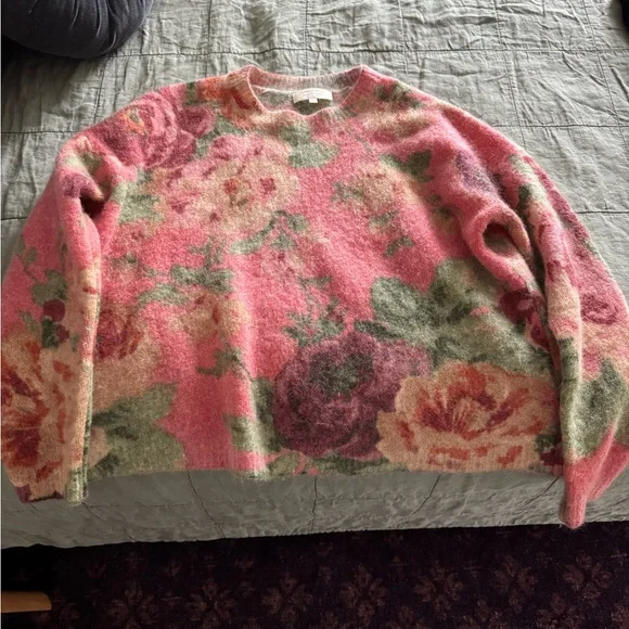 Sezane Floral Multicolor Sweater - Picture 2 of 4